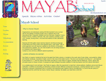 Tablet Screenshot of mayabspanishschool.com